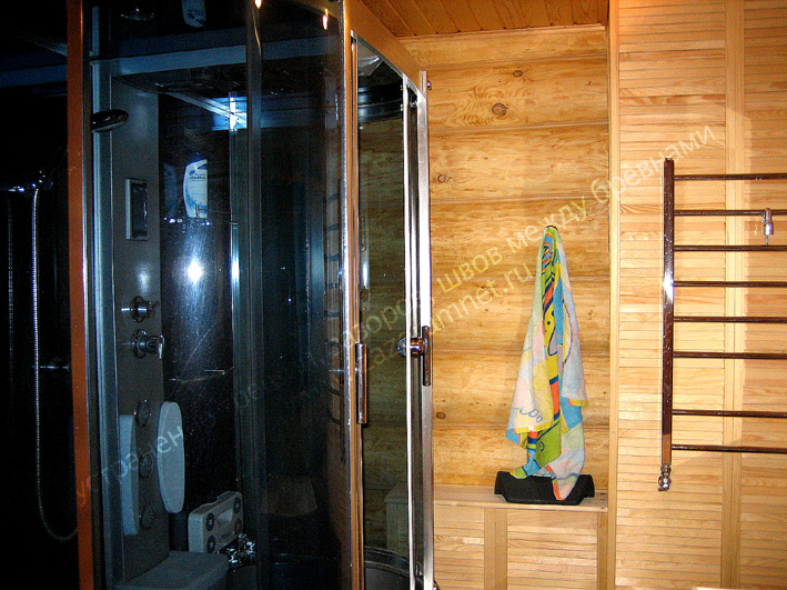 утепление душевой ванной комнаты деревянного дома